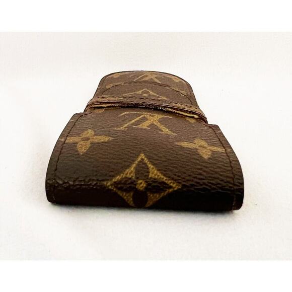 Louis Vuitton Monogram Etui Stylo Pen Case Brown Vintage CA0052 - Picture 3 of 8